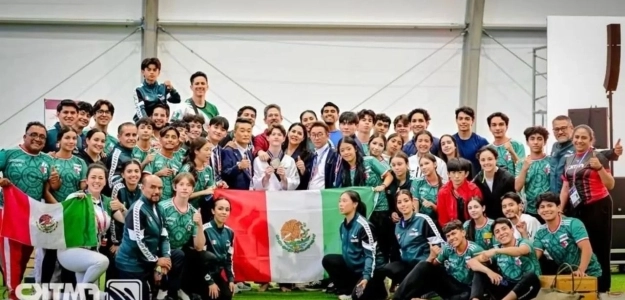 Escándalo en el Mundial de Poomsae: Selección Mexicana de Taekwondo viste playeras pirata de fútbol