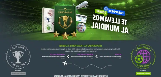 Descubre la nueva promoción de Codere: Pasaporte al Mundial 2026