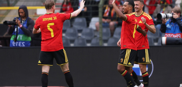 Bélgica arrasa a Túnez con una goleada abrumadora en su último amistoso