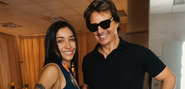 El emotivo encuentro de María Becerra y Tom Cruise en la final del Mundial 2026