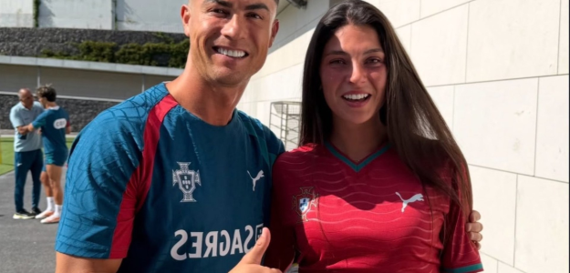 Céline Dept, excited to meet Cristiano Ronaldo: an unforgettable encounter
