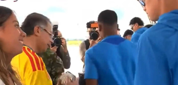 James Rodríguez genera controversia al negar foto a la hija de Gustavo Petro