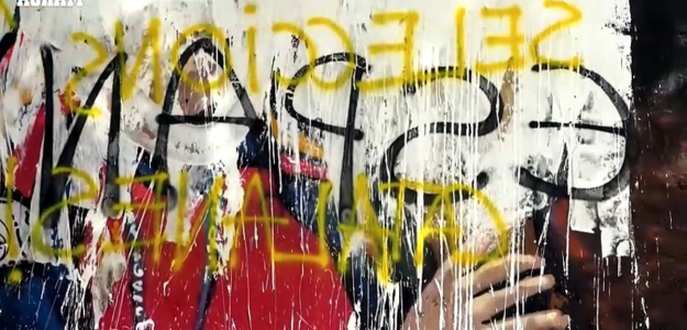 Ataques vandálicos a murales futbolísticos en Barcelona