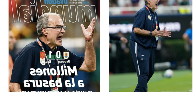 Marcelo Bielsa, en el ojo del huracán tras la debacle de Uruguay en el Mundial