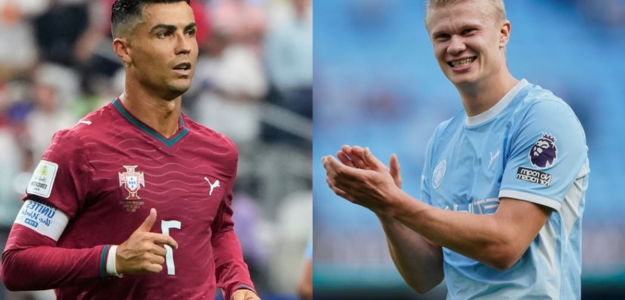 Cristiano Ronaldo y Erling Haaland se enfrentan por primera vez en la UEFA Nations League
