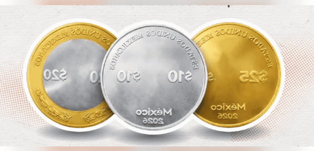 México anuncia monedas conmemorativas para el Mundial 2026