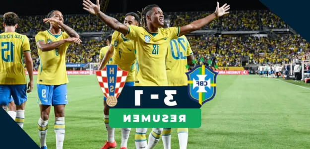 Brasil logra épica remontada sobre Croacia en amistoso internacional