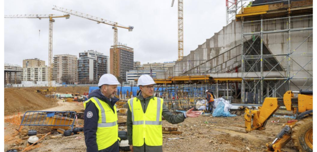 Avances en la construcción de la nueva Romareda en Zaragoza