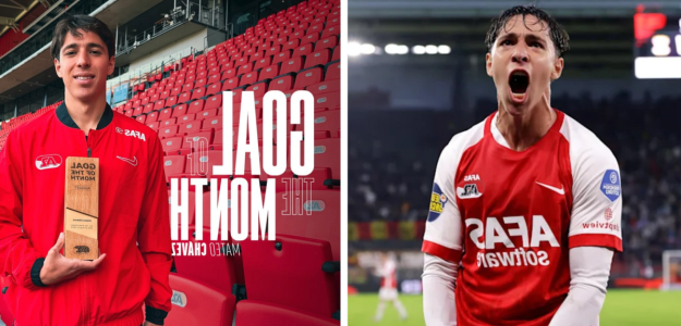 Mateo Chávez, el defensa mexicano que destaca en ataque: premiado por su gol en la Liga de Países Bajos