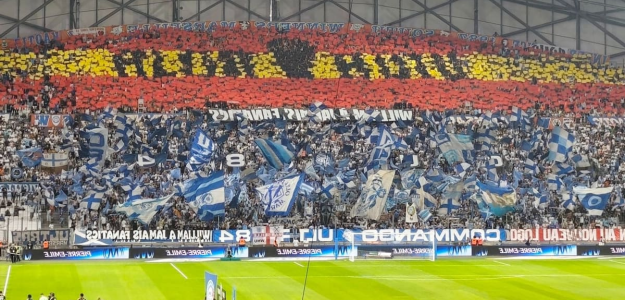 Inesperado homenaje a España en el Velodrome de Marsella