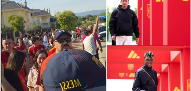 Afición española desborda pasión en entrenamiento mundialista