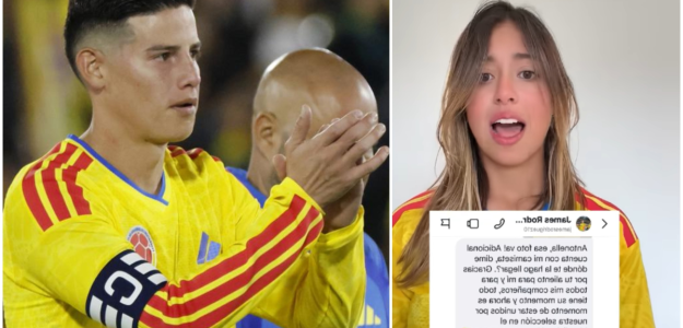 James Rodríguez responde a la fan número uno de la selección colombiana