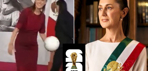 Claudia Sheinbaum y los preparativos para el Mundial 2026: regalos, caídas y avances en México