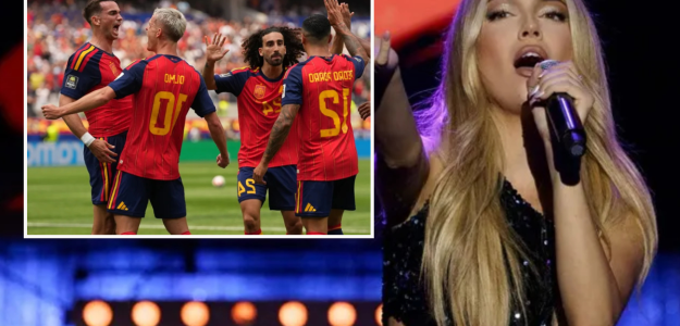 Cantantes españoles muestran su apoyo a la Selección durante conciertos