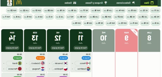 Descubre el calendario interactivo del Mundial 2026: ¡no te pierdas ningún partido!