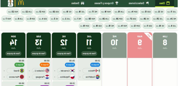 Descubre el calendario interactivo del Mundial 2026: ¡no te pierdas ningún partido!