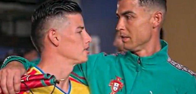 La entrañable amistad entre Cristiano Ronaldo y James Rodríguez perdura a través de los años