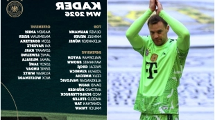 Manuel Neuer liderará la portería alemana en el Mundial a sus 40 años