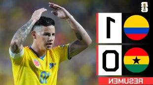 Colombia avanza a octavos con un gol tempranero ante Ghana