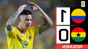 Colombia avanza a octavos con un gol tempranero ante Ghana