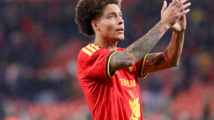 Axel Witsel lidera la convocatoria de Bélgica para amistosos ante EE.UU. y México