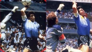 Historic Maradona soccer ball featured in million-dollar auction in the United States