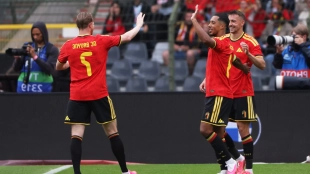 Bélgica arrasa a Túnez con una goleada abrumadora en su último amistoso