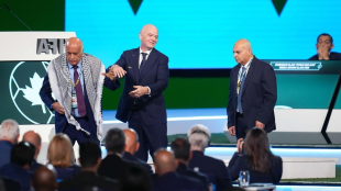 Gianni Infantino busca tercer mandato en la FIFA tras polémico intento de unión entre palestinos e israelíes