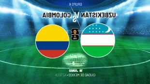 Colombia vs Uzbekistán: Duelo de debutantes en el Mundial con claras probabilidades a favor de los cafeteros