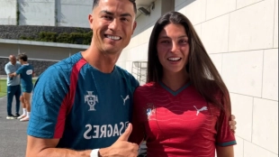 Céline Dept, emocionada al conocer a Cristiano Ronaldo: un encuentro inolvidable