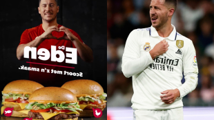 Eden Hazard sorprende con 'The Eden', su línea de hamburguesas con fines benéficos
