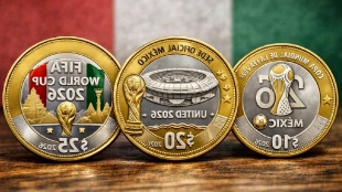 México acuñará monedas conmemorativas del Mundial FIFA 2026
