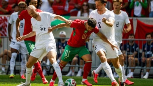 Empate entre Marruecos y Noruega en un duelo mundialista de alto voltaje