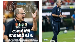 Marcelo Bielsa, en el ojo del huracán tras la debacle de Uruguay en el Mundial