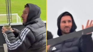 Leo Messi disfruta del fútbol argentino en su regreso a las canchas