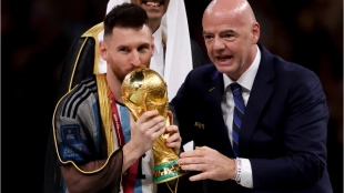Gianni Infantino elogia a Leo Messi por su legado en la selección argentina