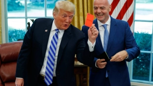 Donald Trump respalda a Gianni Infantino ante crisis en la FIFA