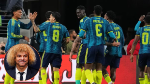 Colombia decepciona a Valderrama en empate ante México