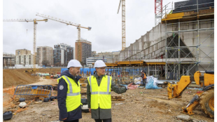 Avances en la construcción de la nueva Romareda en Zaragoza