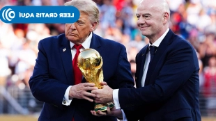 Donald Trump elogia a Gianni Infantino por el éxito del Mundial