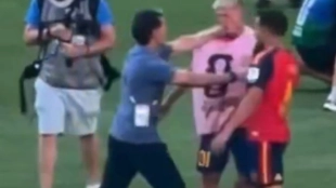 Fabían Ayala se disculpa tras agresión a Dani Olmo en la final del Mundial 2026