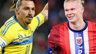 Erling Haaland, el 'cyborg' goleador que desafía la historia de Zlatan Ibrahimović
