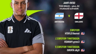 Ismail Elfath, el árbitro que desafía la historia en el Inglaterra-Argentina