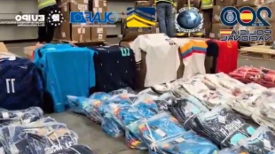 Operación policial desarticula red de falsificación de camisetas en España durante el Mundial 2026
