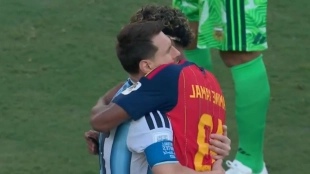 Lamine Yamal agradece a Lionel Messi en un emotivo encuentro tras la final del Mundial