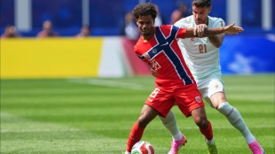 El renacer de Oscar Bobb: de promesa en el Manchester City a figura en la selección noruega