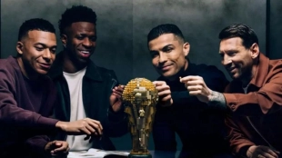 Histórico anuncio de LEGO reúne a Messi, Cristiano, Vinicius y Mbappé