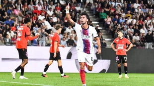 Ferran Torres brilla en su debut con el PSG ante el Rennes