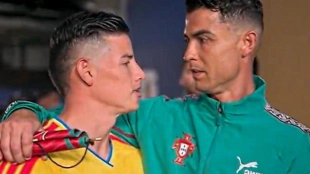 La entrañable amistad entre Cristiano Ronaldo y James Rodríguez perdura a través de los años